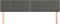 vidaXL - Hoofdborden - 2 - st - 80x5x78/88 - cm - fluweel - donkergrijs