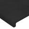 vidaXL - Hoofdborden - 2 - st - 80x5x78/88 - cm - fluweel - zwart