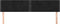 vidaXL - Hoofdborden - 2 - st - 80x5x78/88 - cm - fluweel - zwart