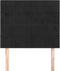vidaXL - Hoofdborden - 2 - st - 80x5x78/88 - cm - fluweel - zwart