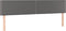 vidaXL - Hoofdborden - 2 - st - 80x5x78/88 - cm - kunstleer - grijs