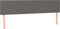 vidaXL - Hoofdborden - 2 - st - 80x5x78/88 - cm - kunstleer - grijs