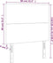 vidaXL - Hoofdborden - 2 - st - 80x5x78/88 - cm - kunstleer - grijs