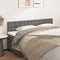 vidaXL - Hoofdborden - 2 - st - 80x5x78/88 - cm - kunstleer - grijs