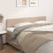 vidaXL - Hoofdborden - 2 - st - 80x5x78/88 - cm - kunstleer - cappuccinokleurig