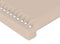 vidaXL - Hoofdborden - 2 - st - 80x5x78/88 - cm - kunstleer - cappuccinokleurig