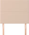 vidaXL - Hoofdborden - 2 - st - 80x5x78/88 - cm - kunstleer - cappuccinokleurig