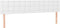 vidaXL - Hoofdborden - 2 - st - 80x5x78/88 - cm - kunstleer - wit