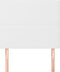 vidaXL - Hoofdborden - 2 - st - 80x5x78/88 - cm - kunstleer - wit
