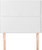 vidaXL - Hoofdborden - 2 - st - 80x5x78/88 - cm - kunstleer - wit