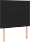vidaXL - Hoofdborden - 2 - st - 80x5x78/88 - cm - kunstleer - zwart