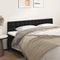 vidaXL - Hoofdborden - 2 - st - 80x5x78/88 - cm - kunstleer - zwart