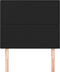 vidaXL - Hoofdborden - 2 - st - 80x5x78/88 - cm - kunstleer - zwart