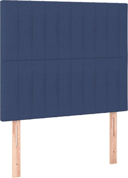 vidaXL - Hoofdborden - 2 - st - 80x5x78/88 - cm - stof - blauw
