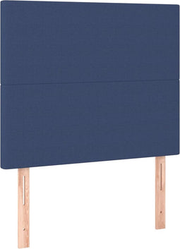 vidaXL - Hoofdborden - 2 - st - 80x5x78/88 - cm - stof - blauw
