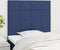 vidaXL - Hoofdborden - 2 - st - 80x5x78/88 - cm - stof - blauw