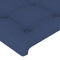 vidaXL - Hoofdborden - 2 - st - 80x5x78/88 - cm - stof - blauw