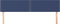vidaXL - Hoofdborden - 2 - st - 80x5x78/88 - cm - stof - blauw
