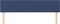 vidaXL - Hoofdborden - 2 - st - 80x5x78/88 - cm - stof - blauw