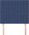 vidaXL - Hoofdborden - 2 - st - 80x5x78/88 - cm - stof - blauw