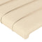 vidaXL - Hoofdborden - 2 - st - 80x5x78/88 - cm - stof - crèmekleurig