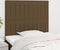 vidaXL - Hoofdborden - 2 - st - 80x5x78/88 - cm - stof - donkerbruin