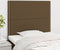 vidaXL - Hoofdborden - 2 - st - 80x5x78/88 - cm - stof - donkerbruin