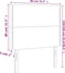 vidaXL - Hoofdborden - 2 - st - 80x5x78/88 - cm - stof - donkerbruin