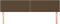 vidaXL - Hoofdborden - 2 - st - 80x5x78/88 - cm - stof - donkerbruin