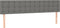 vidaXL - Hoofdborden - 2 - st - 80x5x78/88 - cm - stof - donkergrijs