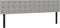 vidaXL - Hoofdborden - 2 - st - 80x5x78/88 - cm - stof - lichtgrijs