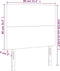 vidaXL - Hoofdborden - 2 - st - 80x5x78/88 - cm - stof - lichtgrijs