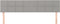 vidaXL - Hoofdborden - 2 - st - 80x5x78/88 - cm - stof - lichtgrijs