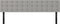 vidaXL - Hoofdborden - 2 - st - 80x5x78/88 - cm - stof - lichtgrijs