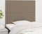 vidaXL - Hoofdborden - 2 - st - 80x5x78/88 - cm - stof - taupe