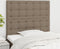 vidaXL - Hoofdborden - 2 - st - 80x5x78/88 - cm - stof - taupe