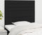 vidaXL - Hoofdborden - 2 - st - 80x5x78/88 - cm - stof - zwart
