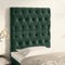 vidaXL-Hoofdborden-2-st-80x7x78/88-cm-fluweel-donkergroen