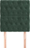 vidaXL-Hoofdborden-2-st-80x7x78/88-cm-fluweel-donkergroen