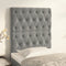 vidaXL - Hoofdborden - 2 - st - 80x7x78/88 - cm - fluweel - lichtgrijs