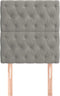 vidaXL - Hoofdborden - 2 - st - 80x7x78/88 - cm - fluweel - lichtgrijs