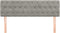 vidaXL-Hoofdborden-2-st-80x7x78/88-cm-fluweel-lichtgrijs