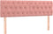 vidaXL - Hoofdborden - 2 - st - 80x7x78/88 - cm - fluweel - roze