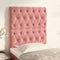 vidaXL - Hoofdborden - 2 - st - 80x7x78/88 - cm - fluweel - roze