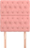 vidaXL - Hoofdborden - 2 - st - 80x7x78/88 - cm - fluweel - roze