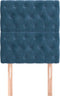 vidaXL - Hoofdborden - 2 - st - 80x7x78/88 - cm - fluweel - donkerblauw