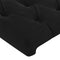 vidaXL - Hoofdborden - 2 - st - 80x7x78/88 - cm - fluweel - zwart
