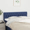vidaXL - Hoofdborden - 2 - st - 80x7x78/88 - cm - stof - blauw