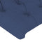 vidaXL - Hoofdborden - 2 - st - 80x7x78/88 - cm - stof - blauw