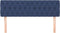 vidaXL - Hoofdborden - 2 - st - 80x7x78/88 - cm - stof - blauw